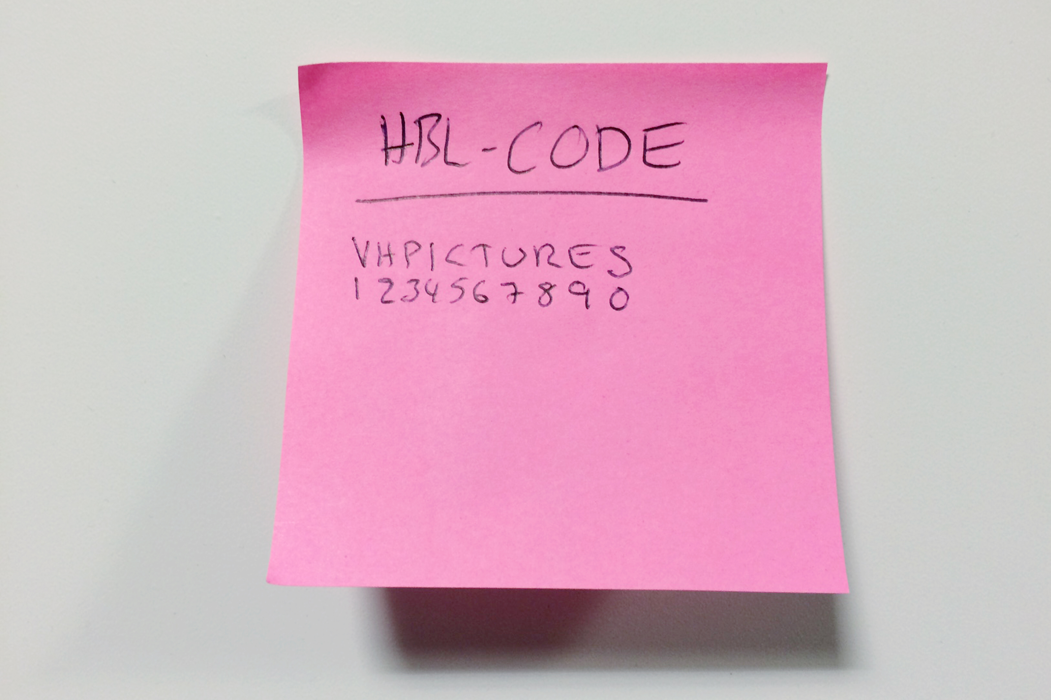 HBL-code. Så här såg den inte ut från början, men min kodnyckel gör det.